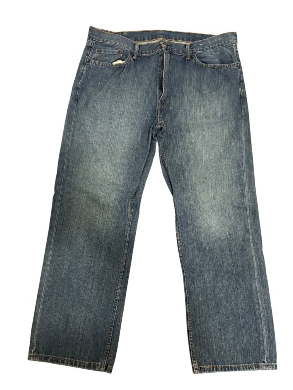 Levis 559 Straight Leg Zip Fly Mens Blue Jeans Size 40x 30 Red Tag